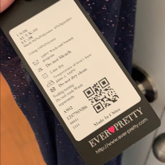 2x HP! 💕 Blue Sequined Prom Dress - Picture 5 of 6